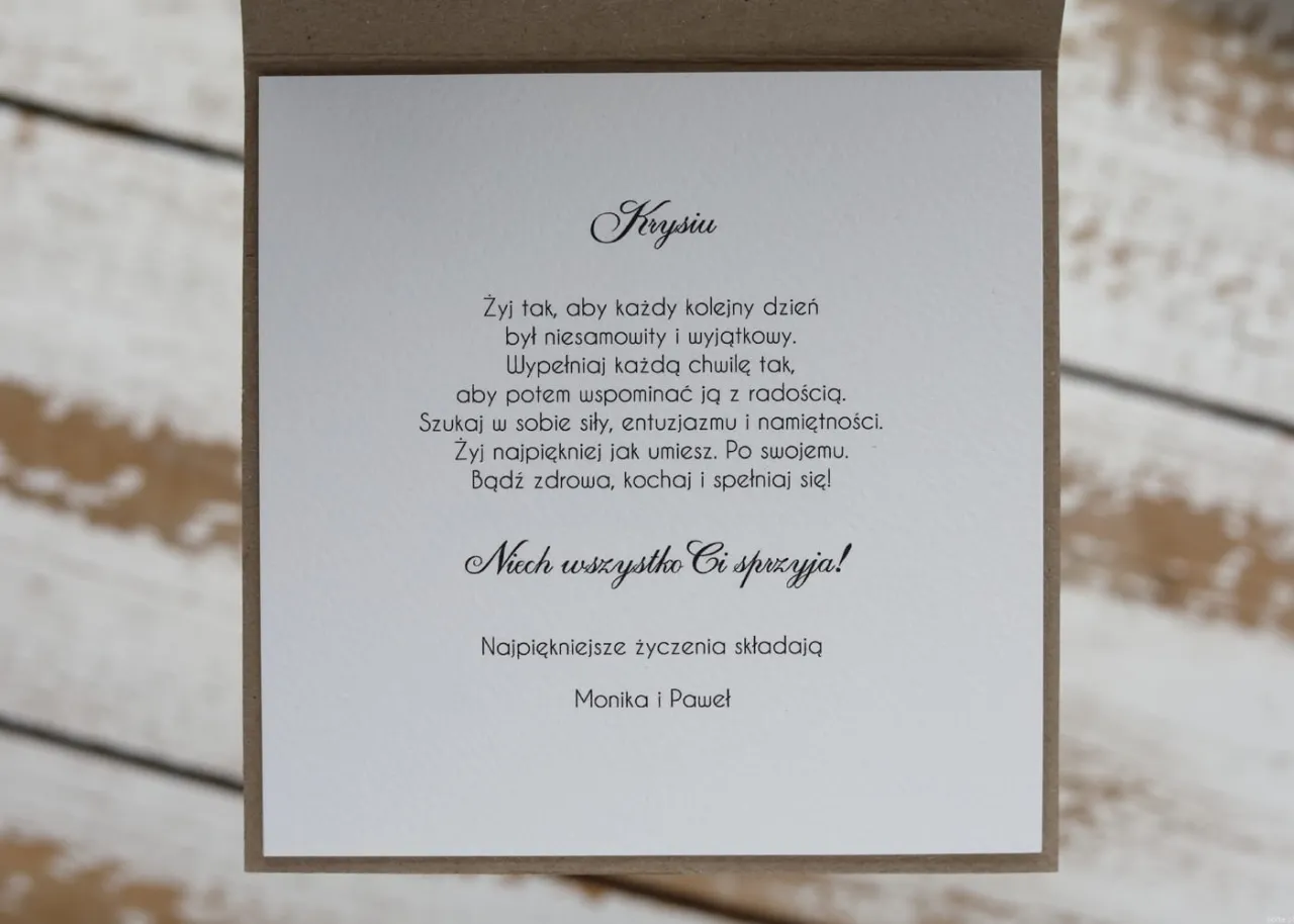 kartka z życzeniami na 50 urodziny wzruszające