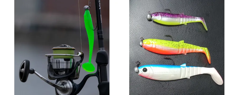 r&oacute;żne typy zbrojenia gum na okonia