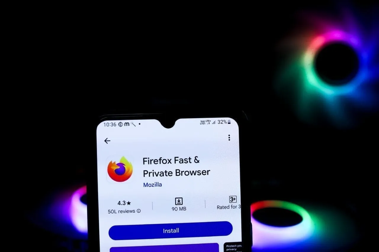 Firefox zmiana języka na Androidzie