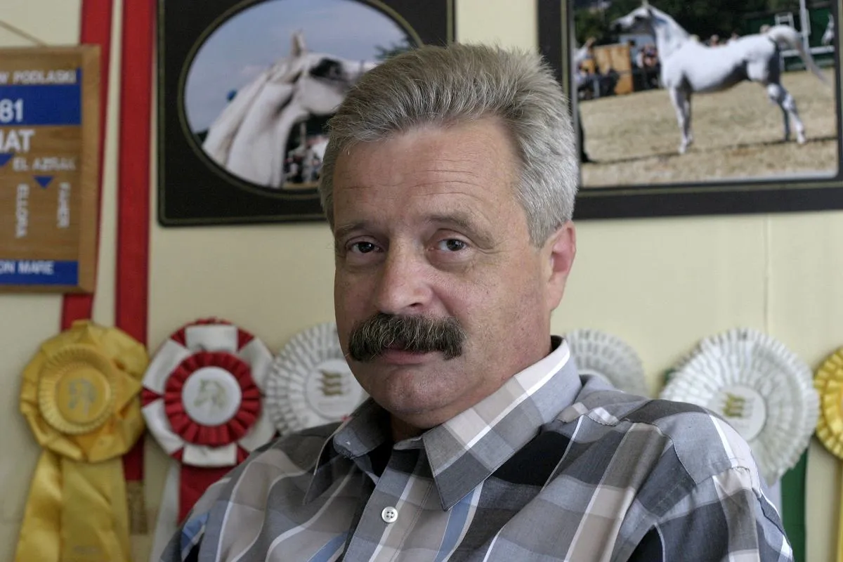Marek Trela i konie arabskie w Janowie Podlaskim