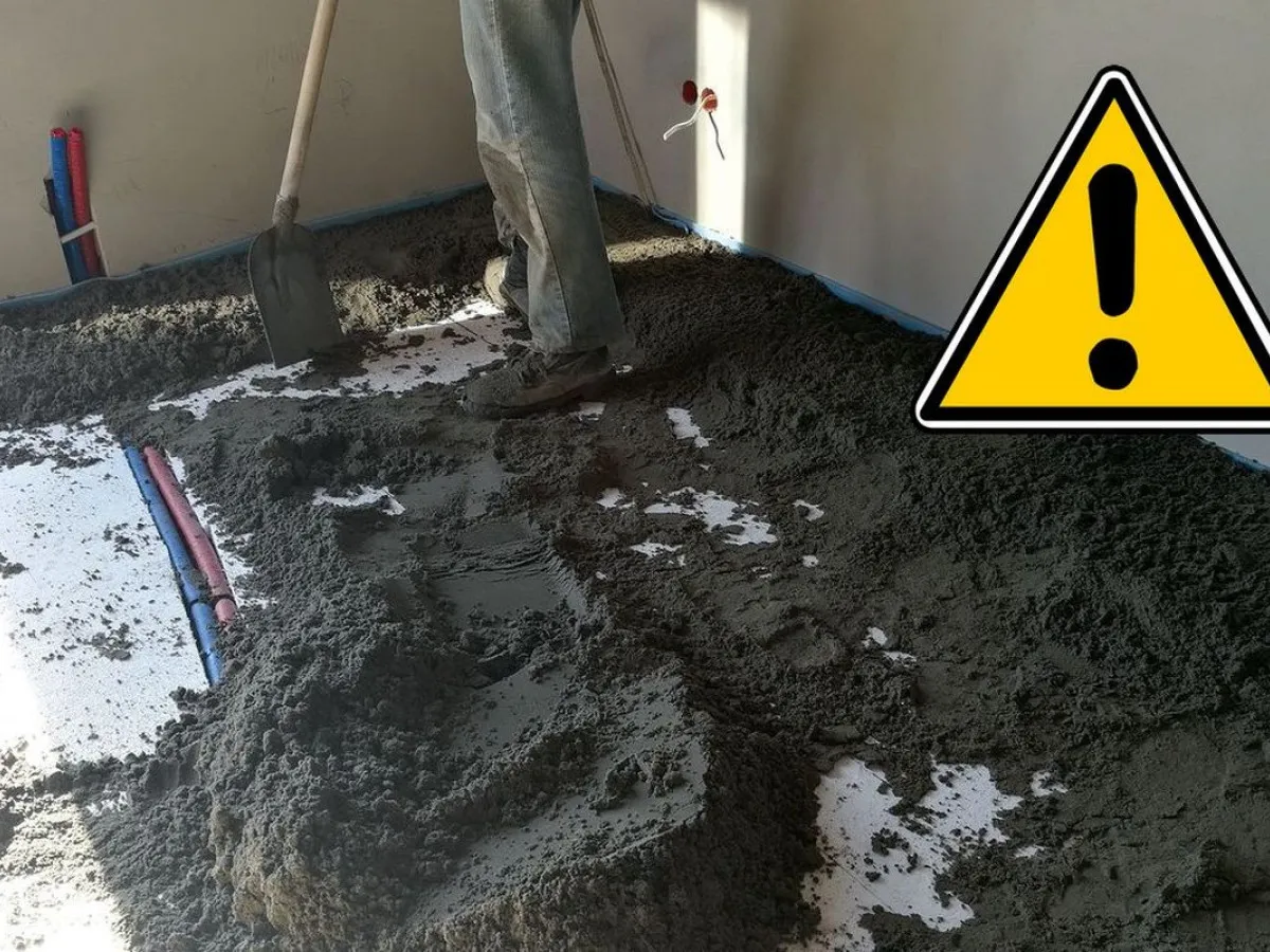 błędy wylewka betonowa pęknięcia