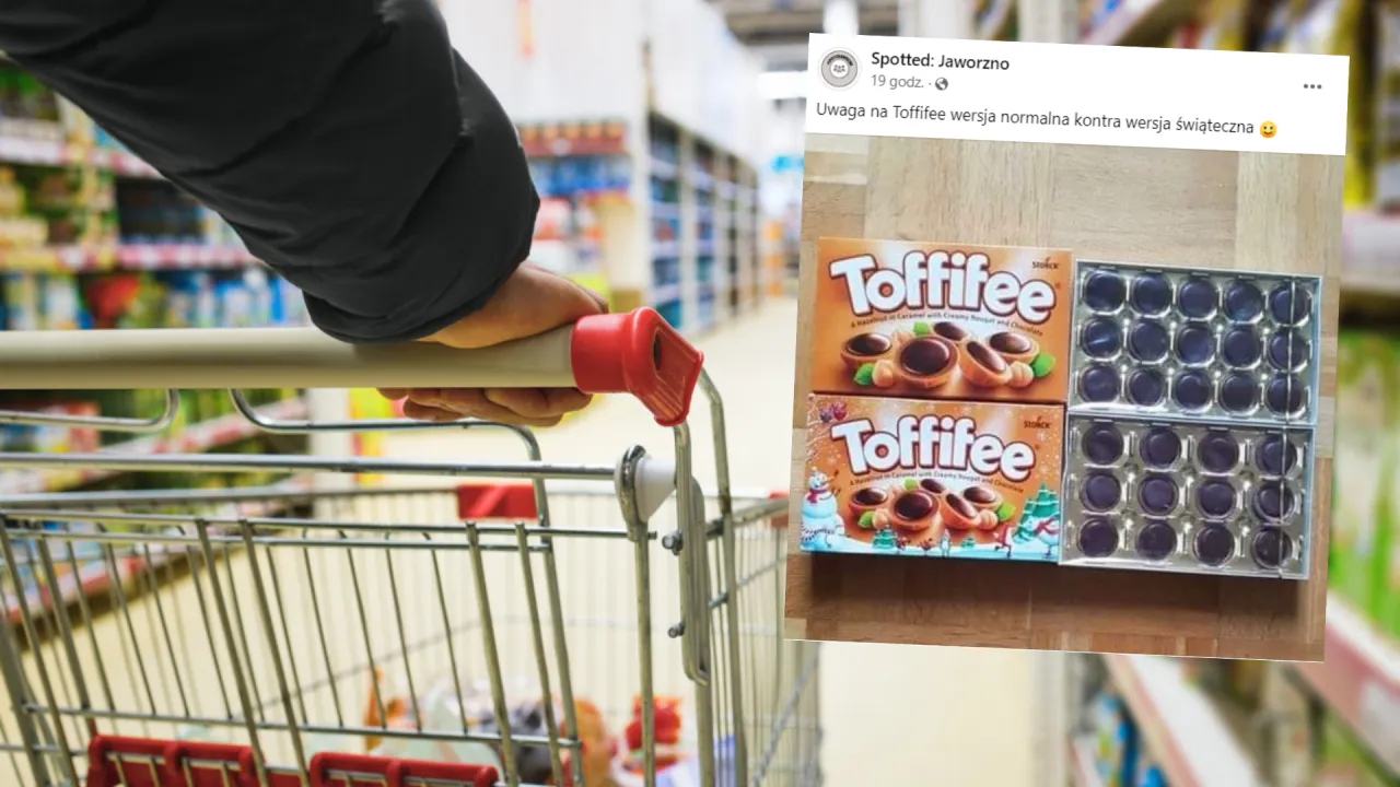 Toffifee opakowania por&oacute;wnanie