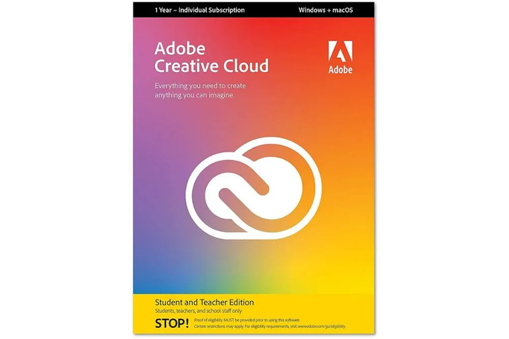 Adobe Creative Cloud zniżka studencka