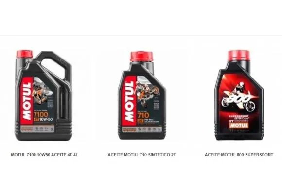 Motul 2T 510 710 800 porównanie butelek
