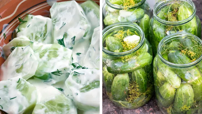 Ogórki kiszone w słoiku znak zakazu