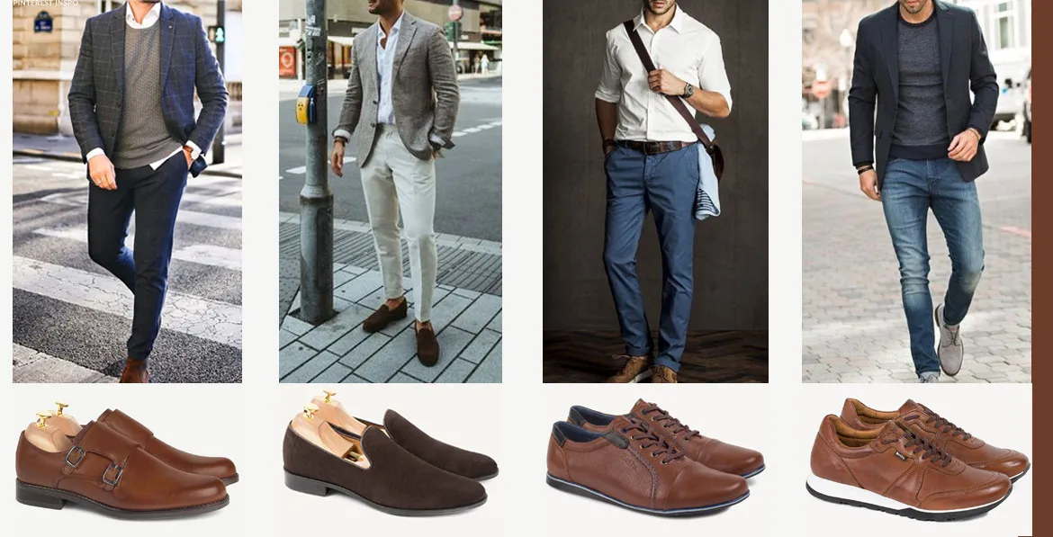 różne style butów męskich casual
