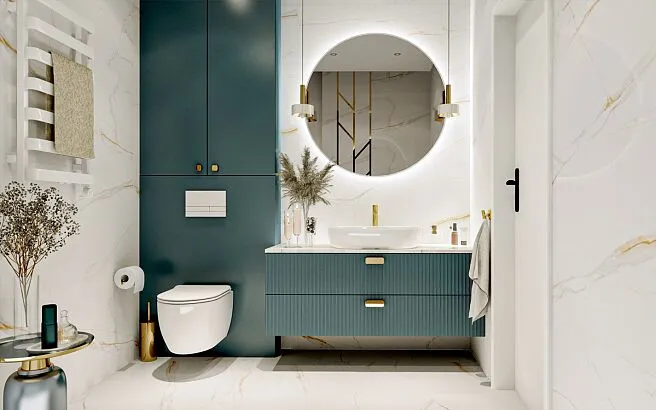 różne rodzaje szafek łazienkowych aranżacje