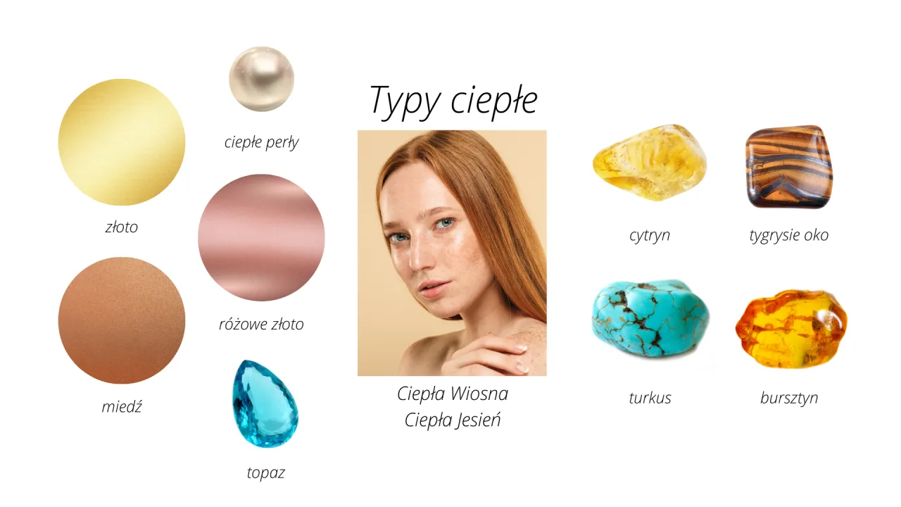 test tonacji sk&oacute;ry żyły biżuteria