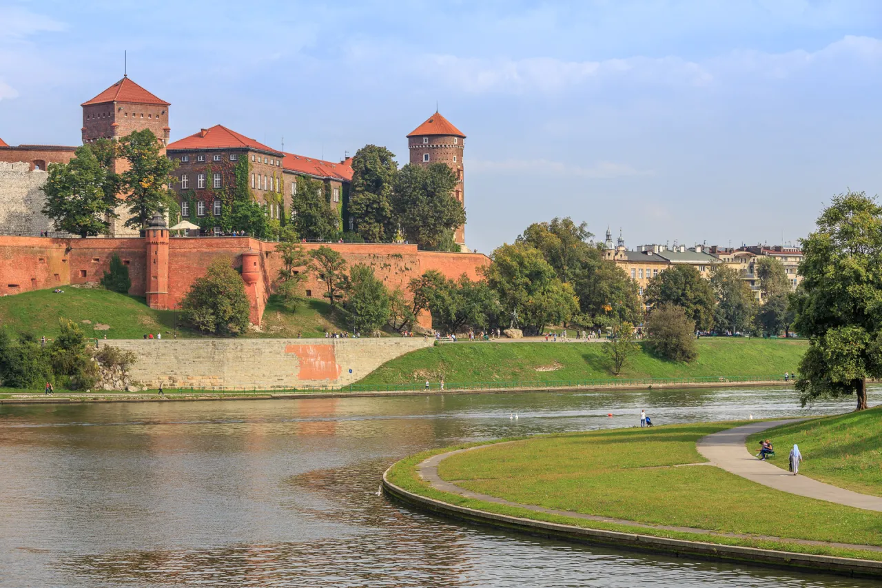 Bulwary Wiślane Krak&oacute;w rekreacja