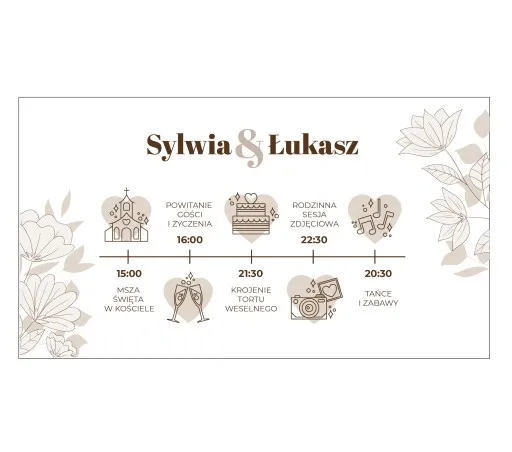 harmonogram ślub kościelny