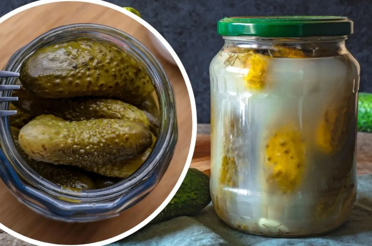 ogórki kiszone bąbelki fermentacja