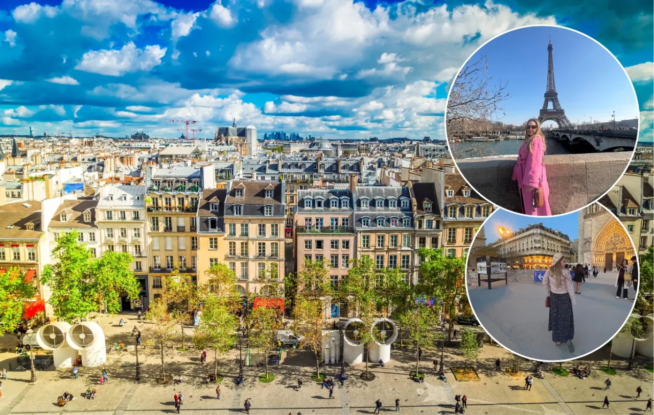 Paryż romantyczny i rzeczywisty kontrast