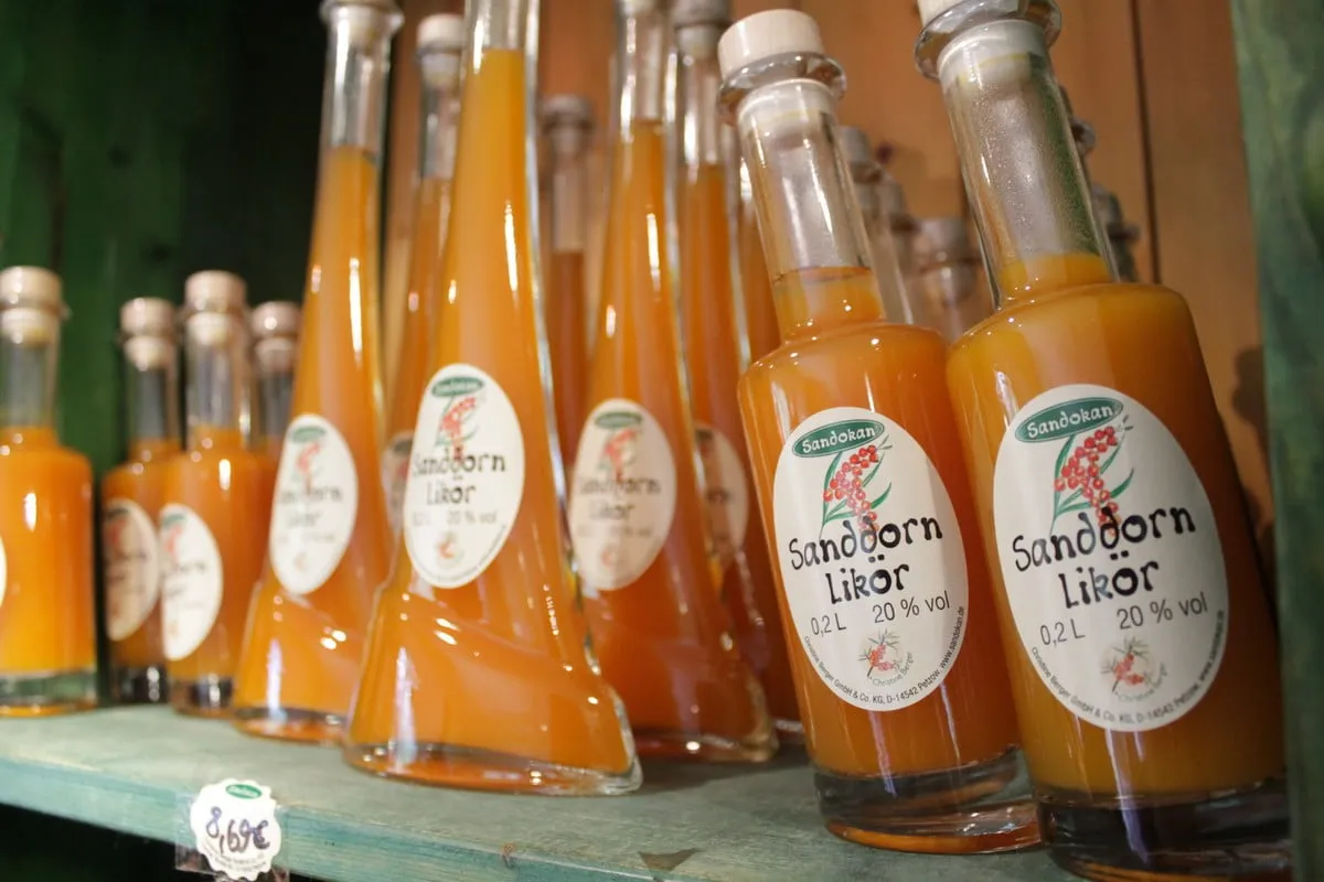 Produkty z rokitnika (Sanddorn) w Niemczech