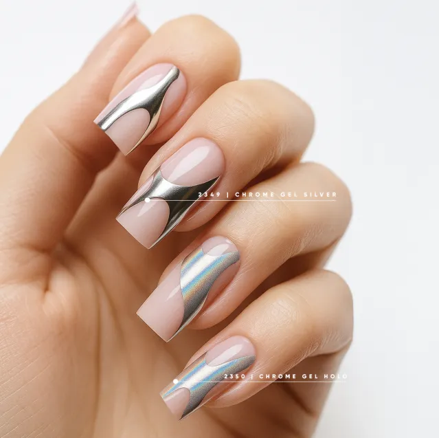 Modne paznokcie wiosna 2026 pastelowe kolory i metaliczne wykończenia