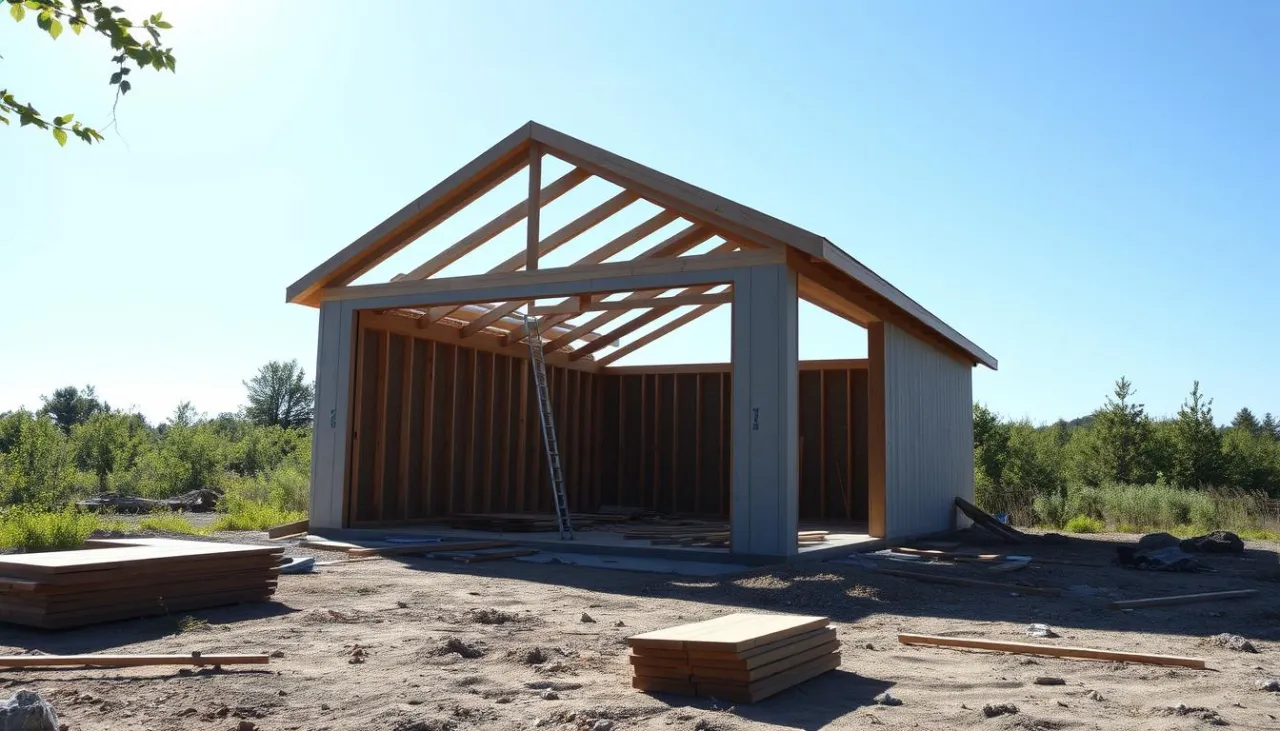 etapy budowy garażu