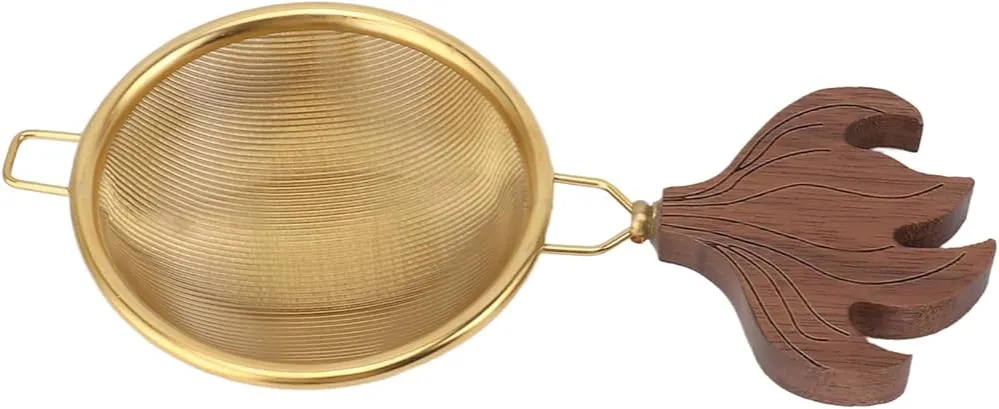 sitko do herbaty przed i po czyszczeniu