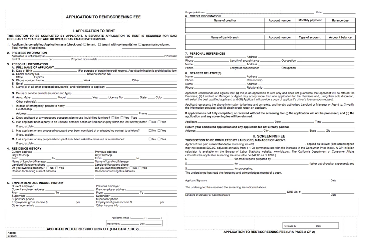 formalności wynajem mieszkania checklist