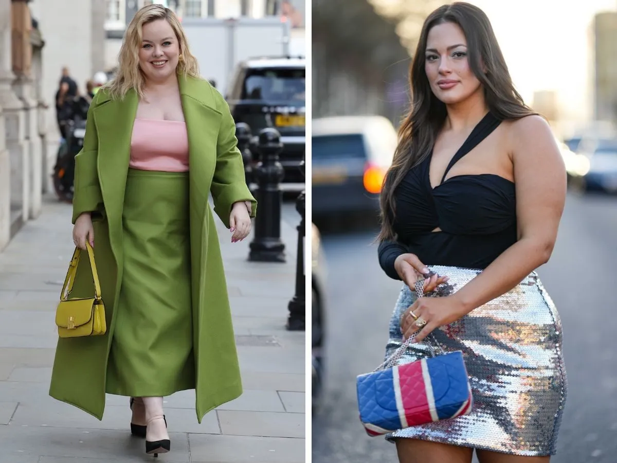 Eleganckie spódnice plus size różne fasony