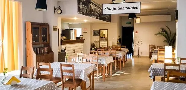 Wnętrze restauracji Stacja Sosnowiec