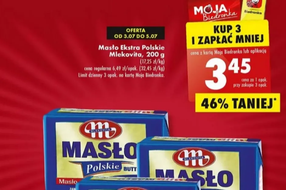 jak kupować masło w promocji