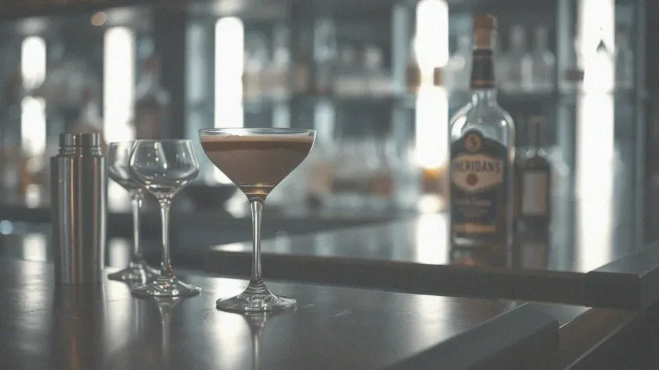 drink z likierem Sheridan's w szklance