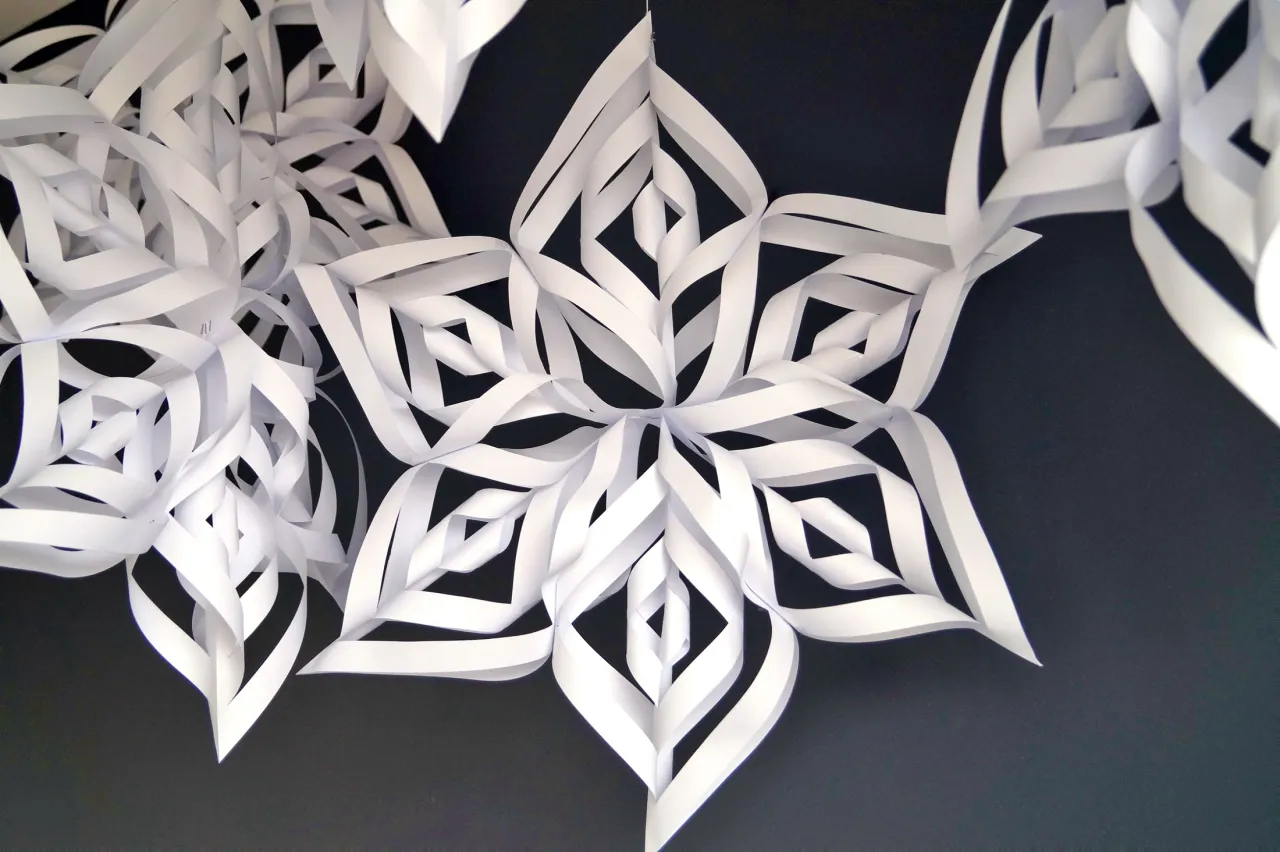 Gwiazda betlejemska z papieru krok po kroku