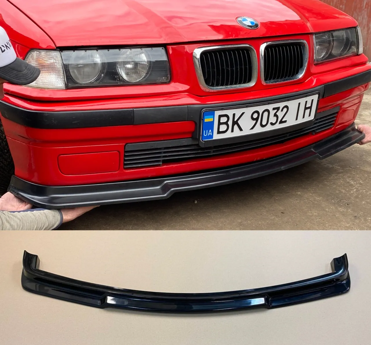 BMW E36 spoiler ABS vs laminat jakość