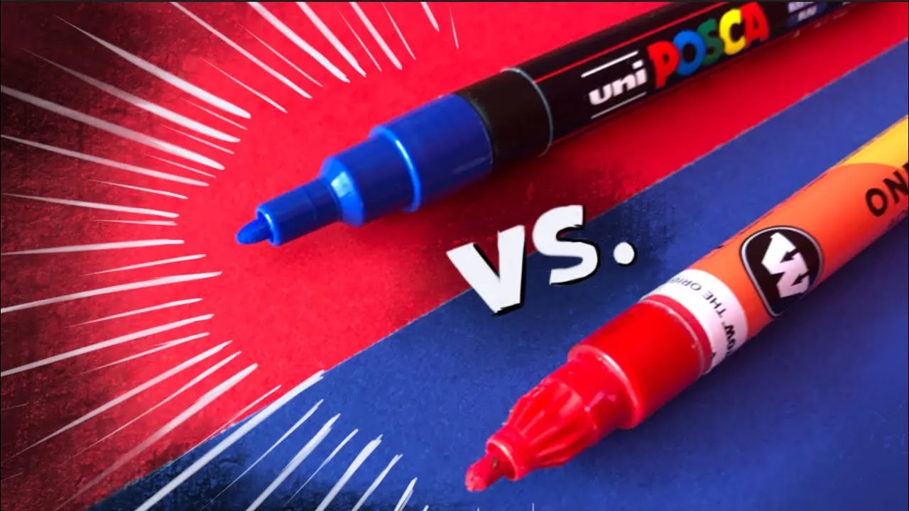 Molotow Posca Stylefile Grog Marker Vergleich