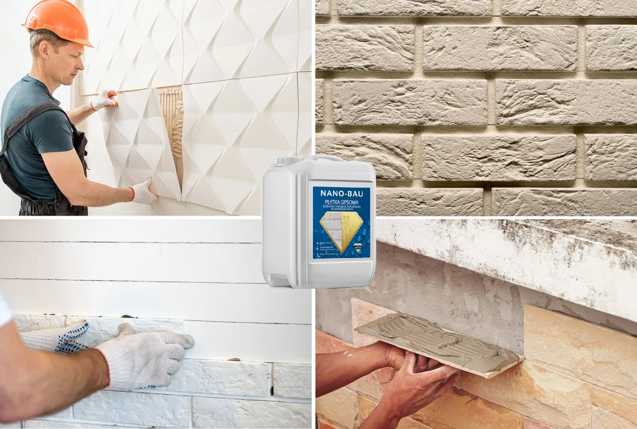 Impregnacja i malowanie płytek gipsowych