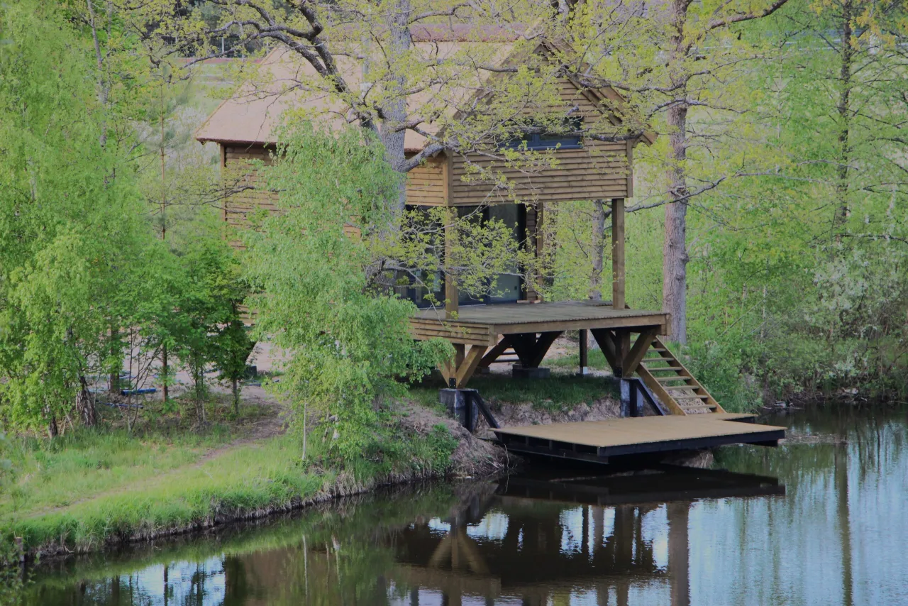 Łowisko Nekielka domki nad wodą