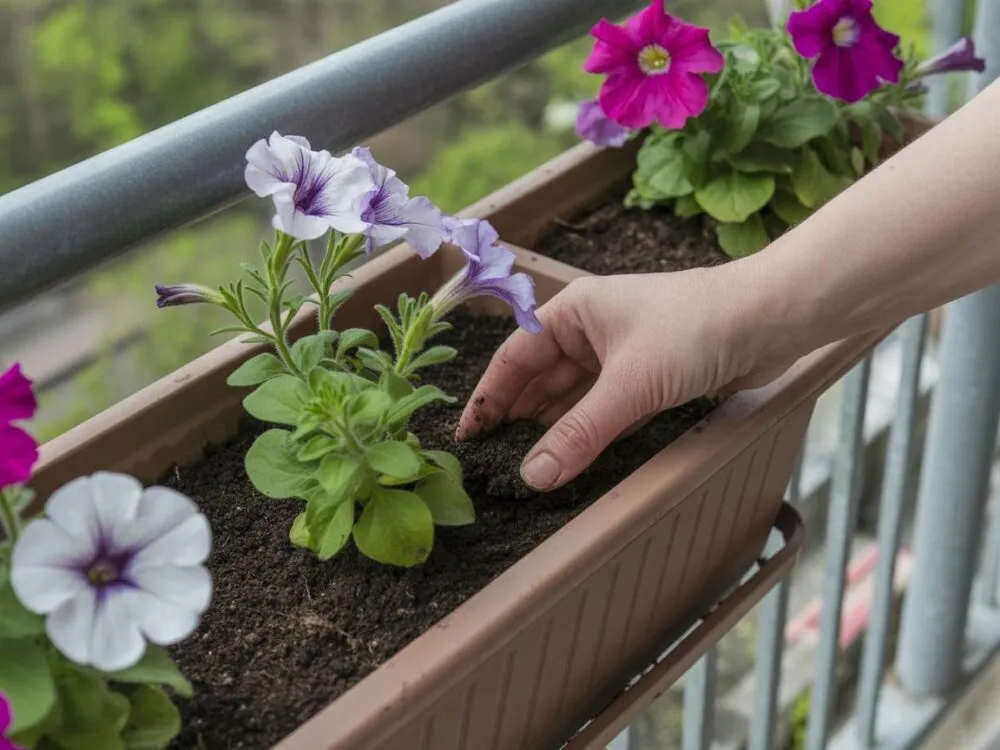 sadzenie petunii krok po kroku