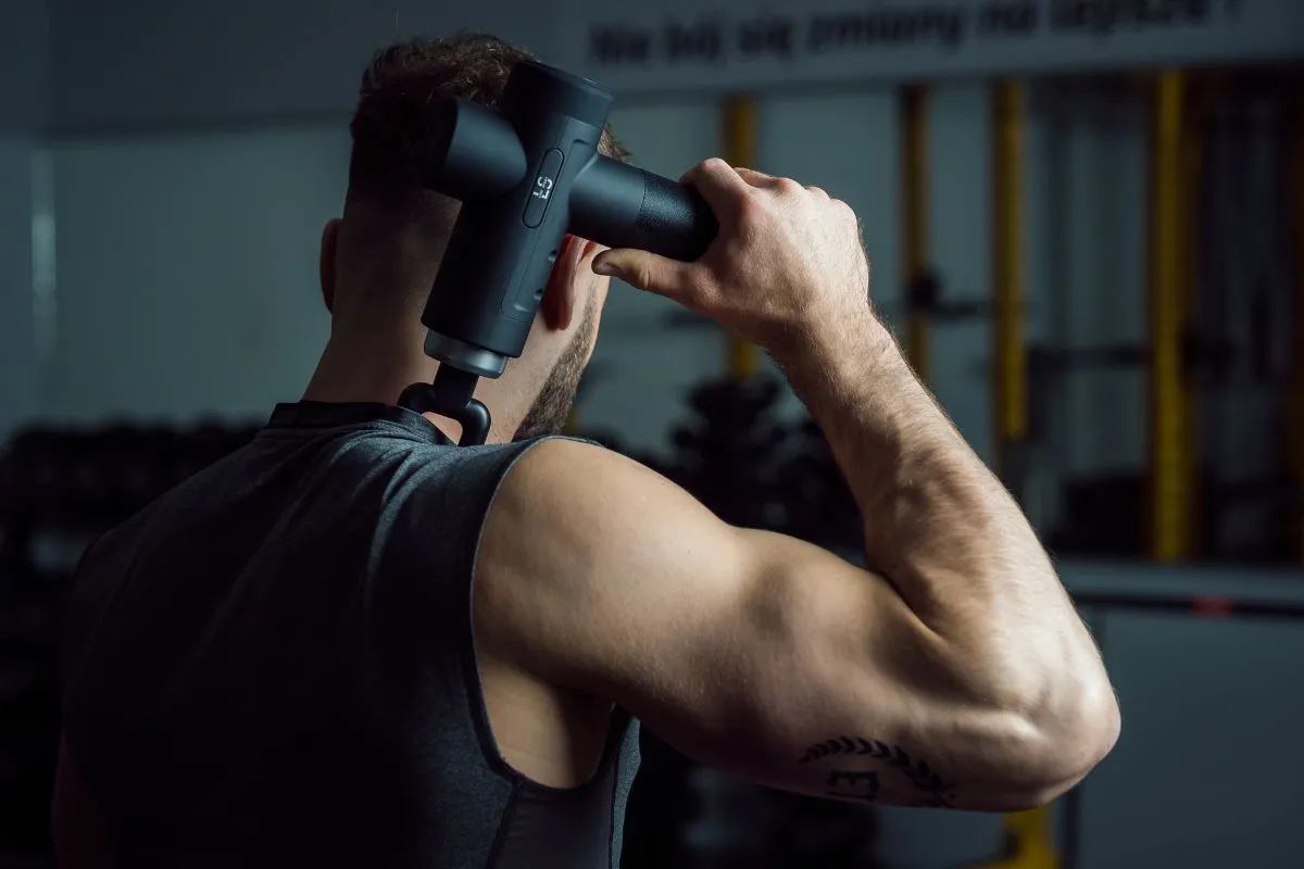 Pistolet do masażu w akcji