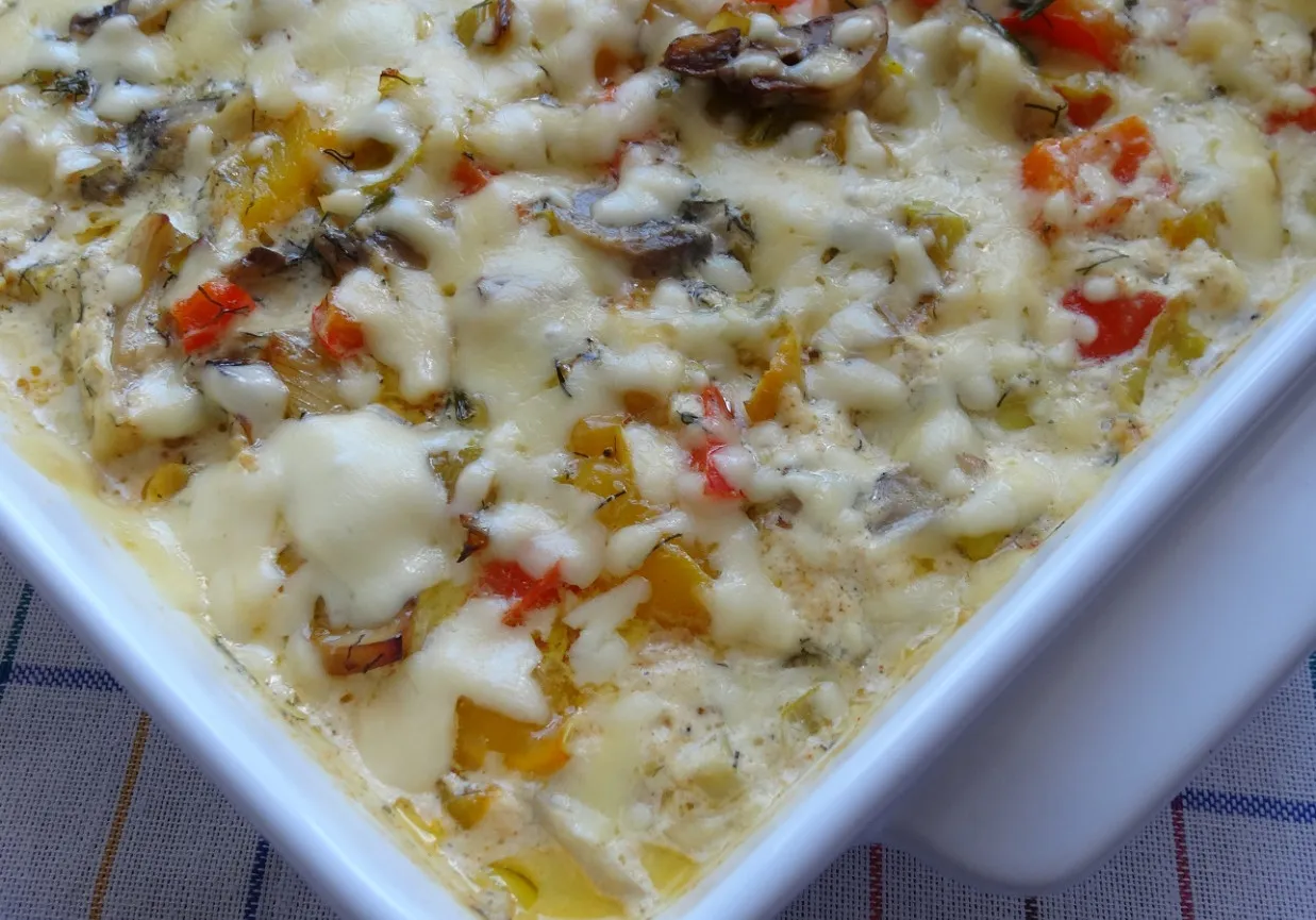 Zapiekanka rybna z warzywami