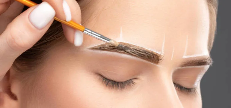 Etapy zabiegu henny pudrowej