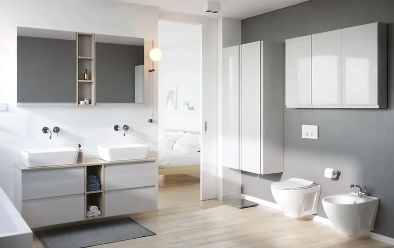 Personalizacja wysokości szafek łazienkowych