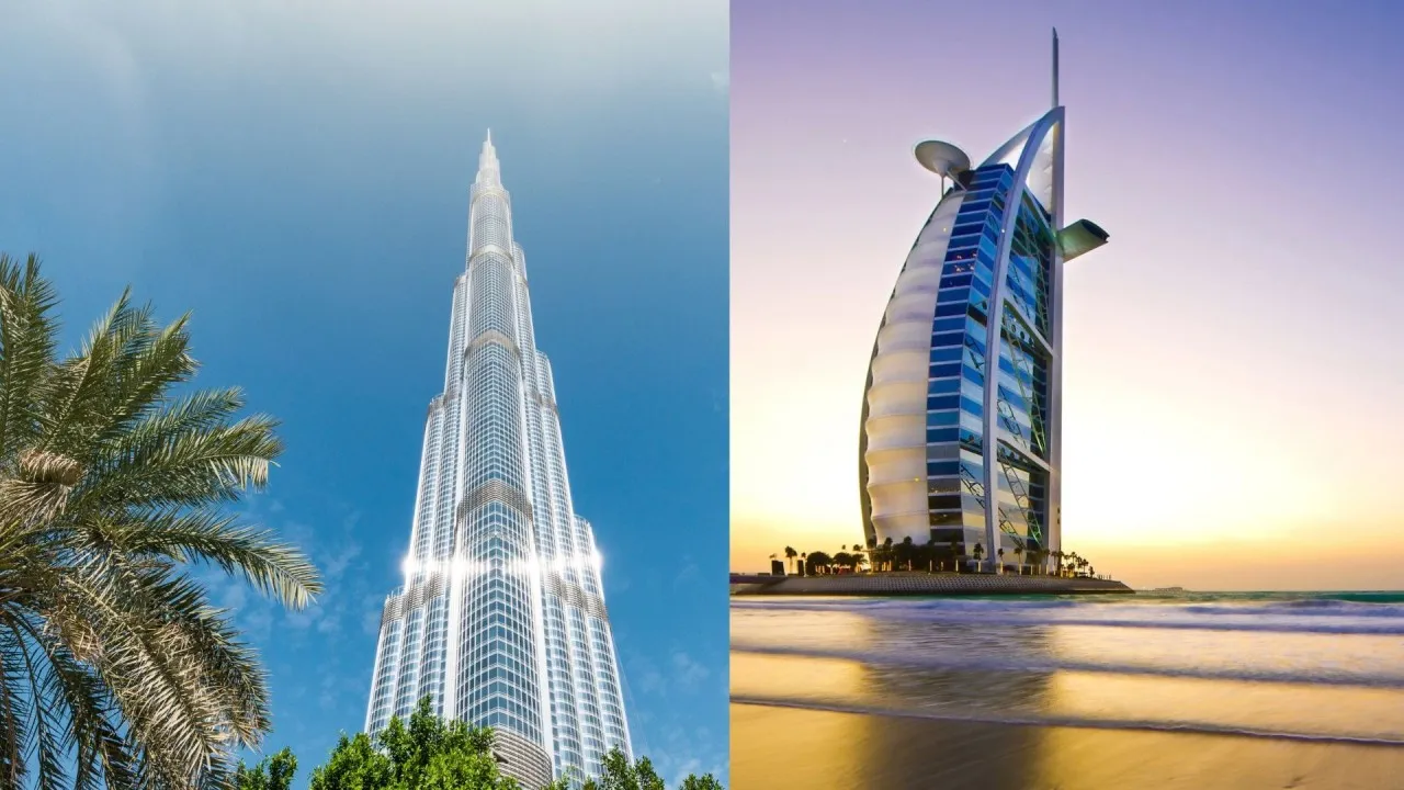 Burdż al-Arab i Burdż Chalifa