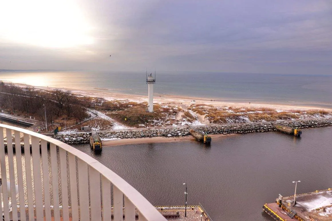 Widok z latarni morskiej Kołobrzeg