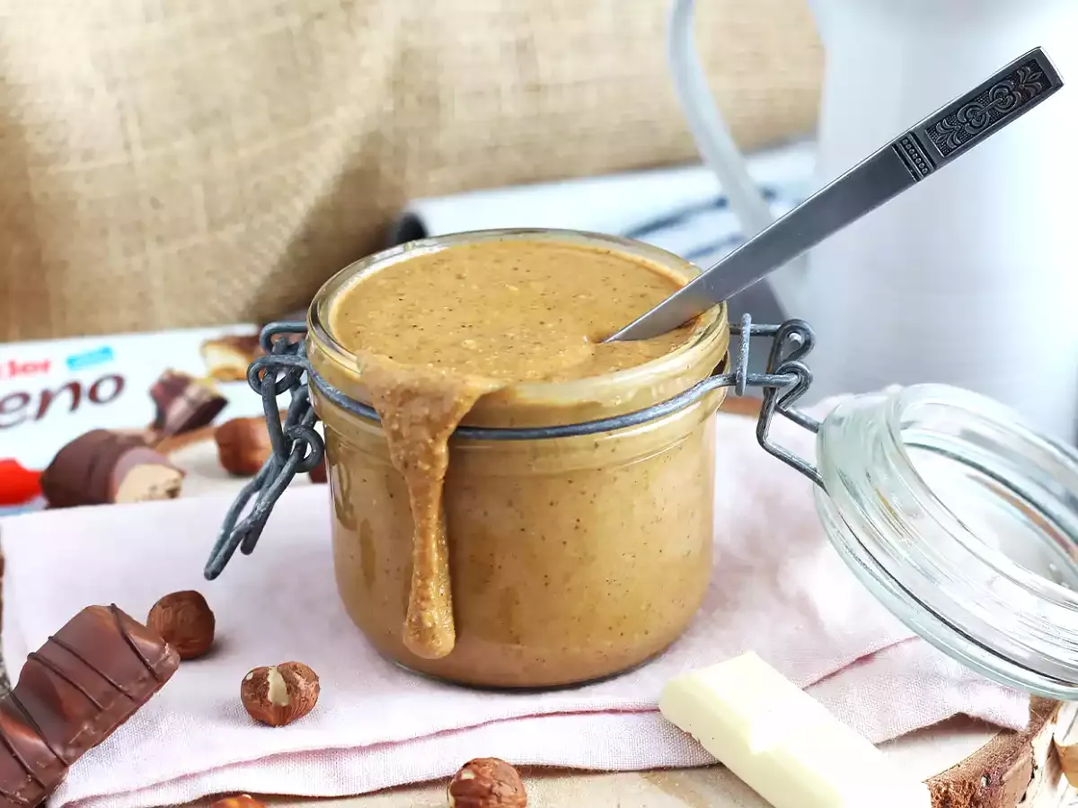 składniki do kremu kinder bueno