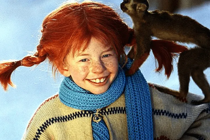 Pippi Pończoszanka piegi makijaż