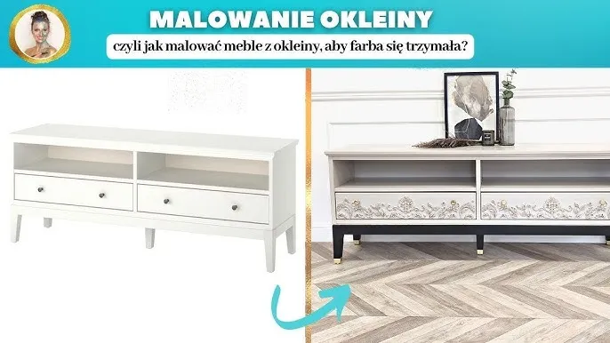 przygotowanie mebli z okleiny do malowania