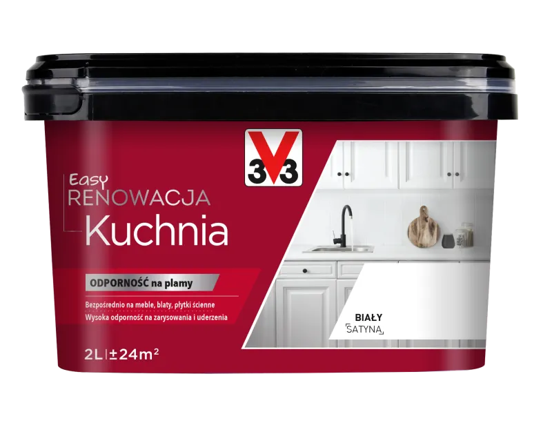 etykieta farby do kuchni, parametry farby