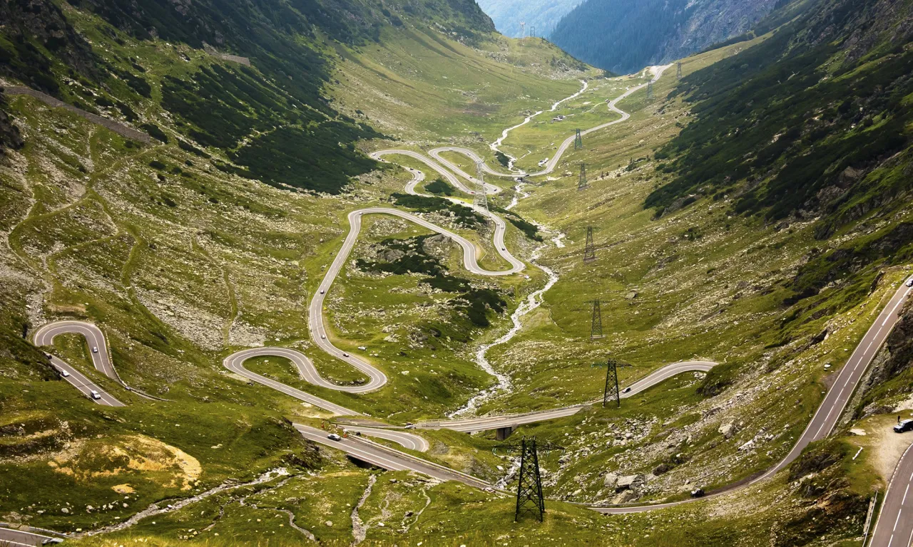 Trasa Transfogaraska motocykl zakręty