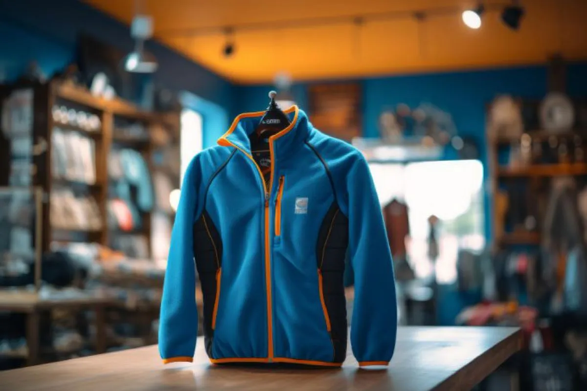 metka polaru narciarskiego, gramatura, materiał