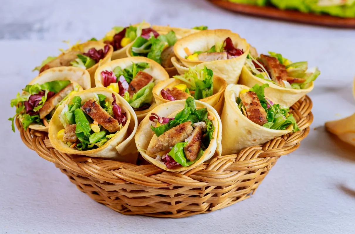 kreatywne formy tortilli taco boats rożki