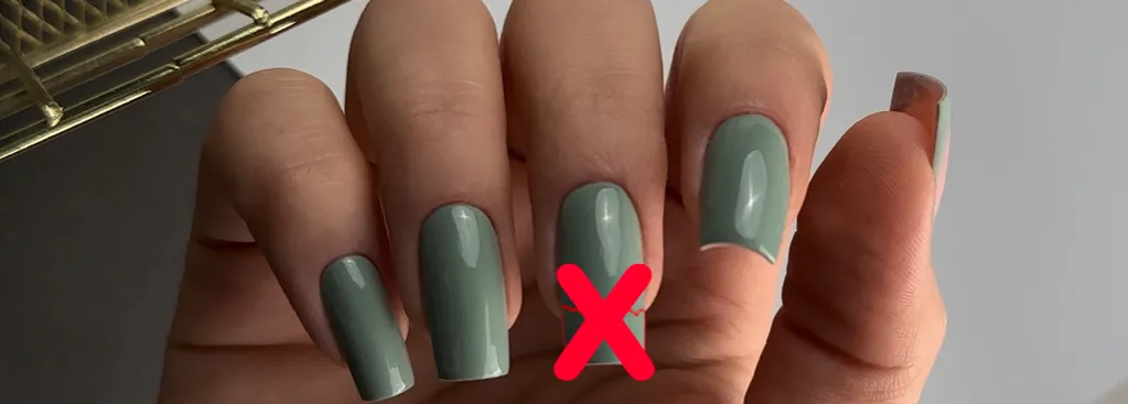 Prawidłowe zabezpieczenie uszkodzonego paznokcia