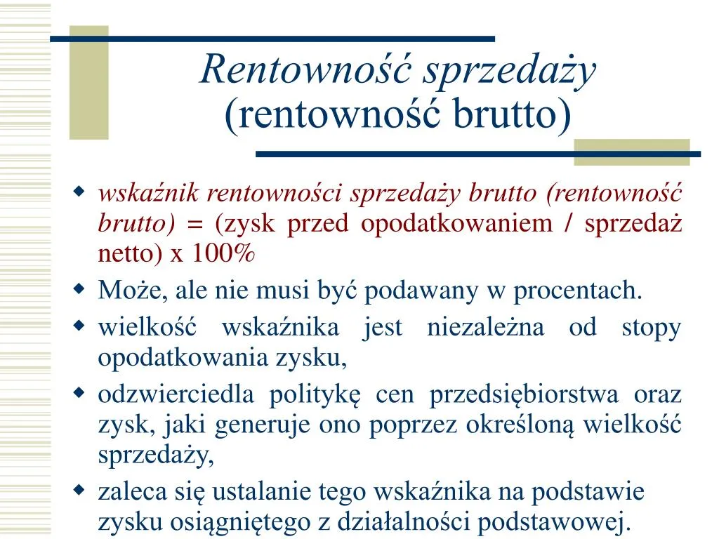 Zdjęcie Wskaźnik rentowności sprzedaży brutto: Jak zwiększyć zyski i uniknąć strat w biznesie