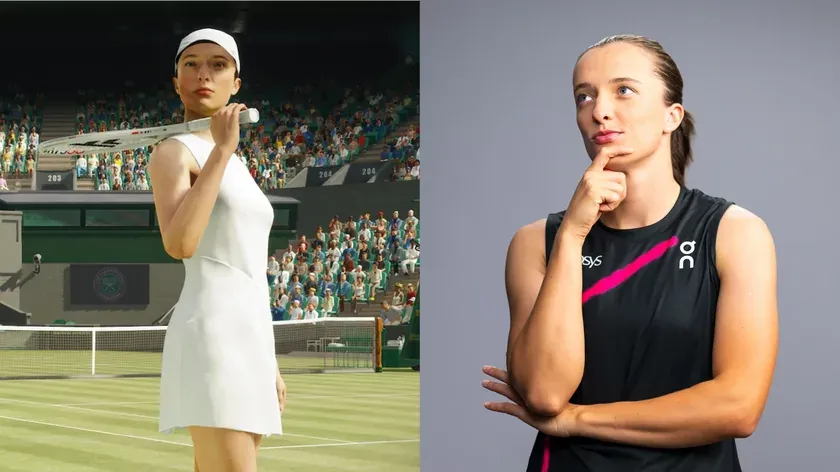 Zdjęcie Iga Świątek w TopSpin 2K25. Moje pierwsze spotkanie z nią