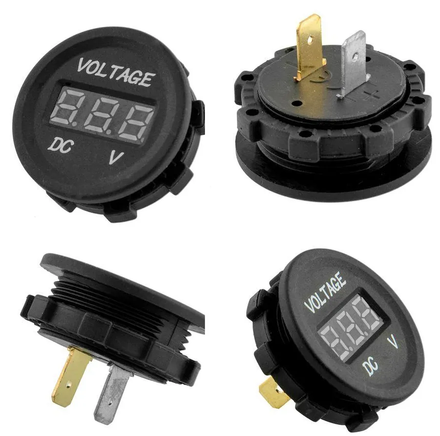 Narzędzia do montażu woltomierza samochodowego