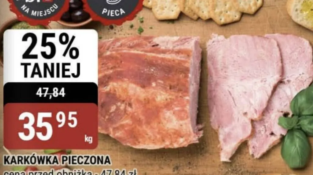 Promocje na karkówkę w supermarketach