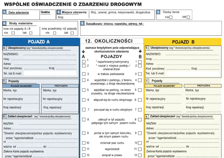 uniwersalny wzór oświadczenia